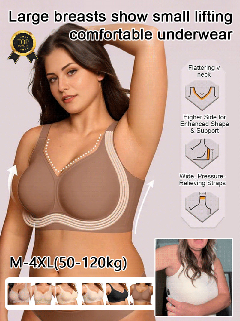 Mastectomy Bra Pocket - Push-Up Lifting Wireless Bra, Women's Comfortable