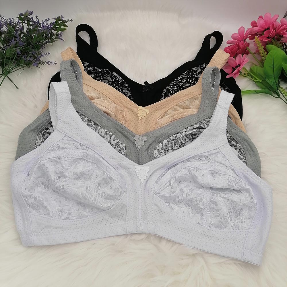 Women's Bra Large Cup C D E F  - Cotton Bra Everyday ulasan dan harga