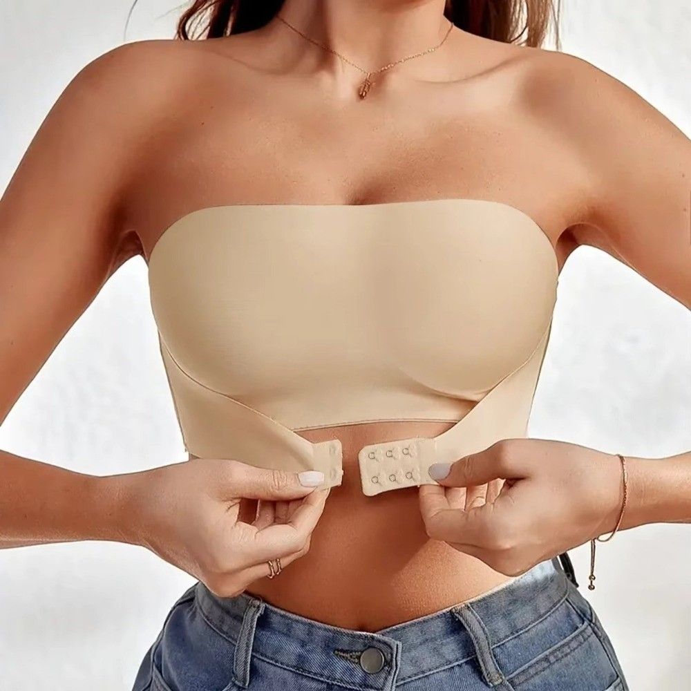 New Anti-slip Strapless Bra Se - Full Coverage Bra ulasan dan harga