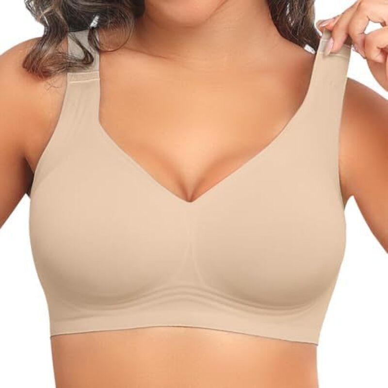 Women's Seamless Wireless Push - Mastectomy Bra Pocket ulasan dan harga