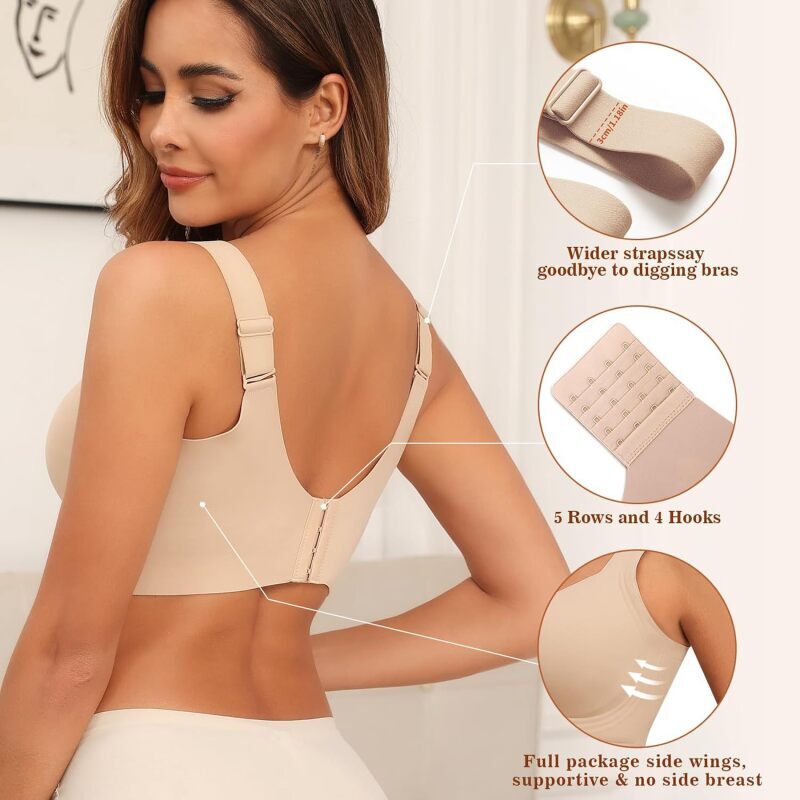 Women's Seamless Wireless Push - Mastectomy Bra Pocket ulasan dan harga