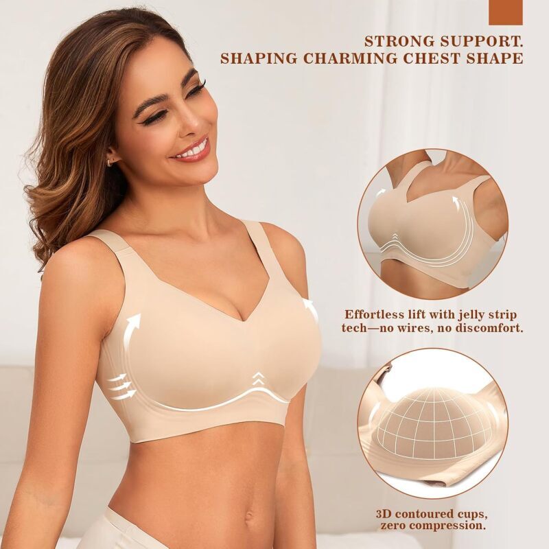 Women's Seamless Wireless Push - Mastectomy Bra Pocket ulasan dan harga