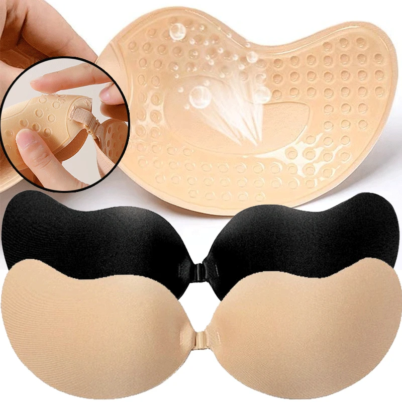 Reusable Adhesive Nipple Cover - Plunge Bra Push Up ulasan dan harga